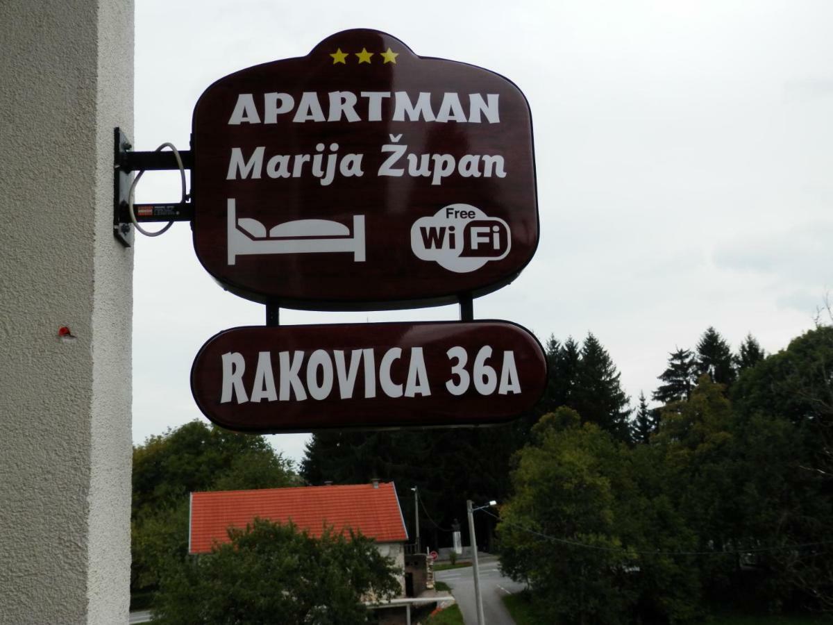 Apartment Marija Zupan Rakovica Esterno foto